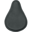 DRAG - SMALL LOW-PROFILE SPRING SOLO SEAT - BLACK LEATHER, WHITE STITCHING - CUSTOM & RIGID-2