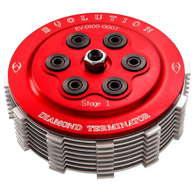 EVOLUTION INDUSTRIES - DIAMOND TERMINATOR STAGE-1 CLUTCH KITS - '36 to PRESENT BIG TWIN, XL, & BUELL