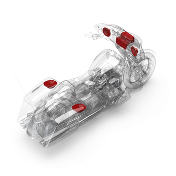 ROCKFORD FOSGATE 2014+ HARLEY-DAVIDSON STREET GLIDE/ROAD GLIDE PMX STAGE-2 COMPLETE KIT - 0