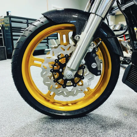 HOFMANN DESIGNS SHORTY BAGGER CARBON FIBER FRONT FENDER