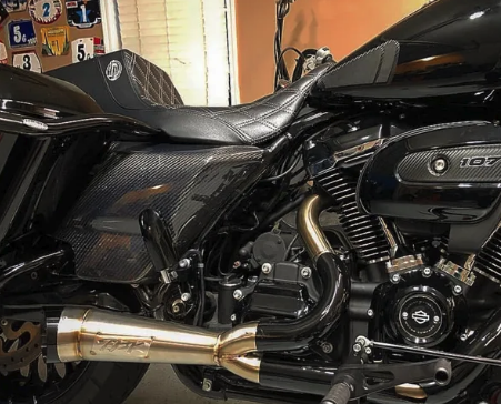HOFMANN DESIGNS 2009 & LATER BAGGER CARBON FIBER SIDE COVERS