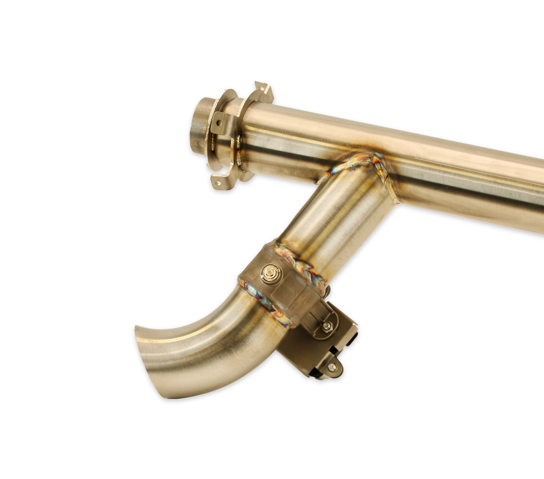 SIDE PIECE Header Pipe with Electronic Cutout - Can-Am Maverick X3 - 0