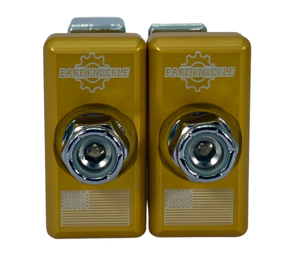 BARE KNUCKLE PERFORMANCE 1991-2005 DYNA COMPLETE AXLE ADJUSTER KIT