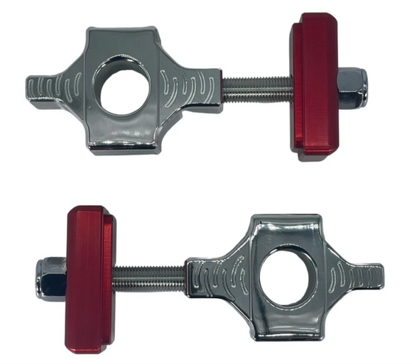 BARE KNUCKLE PERFORMANCE 1991-2005 DYNA COMPLETE AXLE ADJUSTER KIT