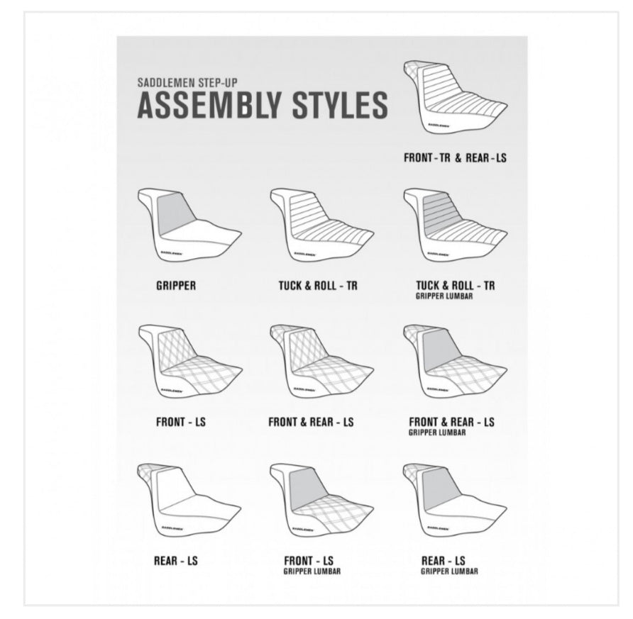 SADDLEMEN CUSTOM STEP UP SEAT PROGRAM