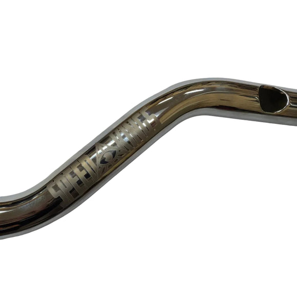 Speed-Kings 2024 and up Mid Bend Handlebars Chrome Close Up