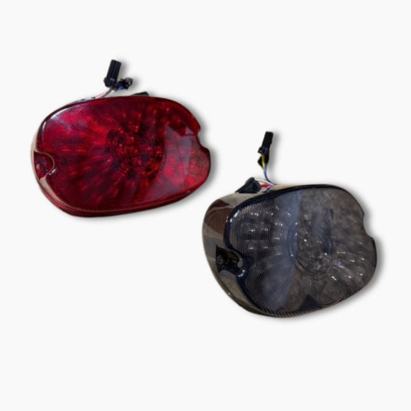 Speed Kings Dyna Tail Lights in Red and Smoked integrated turn signals