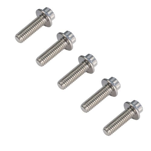 Stainless steel 3/8-16 flange bolts set of 5