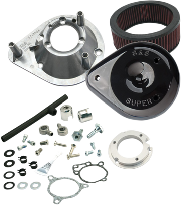 S&S Cycles Twin Cam Tear Drop Air Cleaner - Black