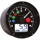 KOSO - TNT-01 ELECTRONIC SPEEDOMETER/ TACHOMETER - BLACK HOUSING & FACE-1