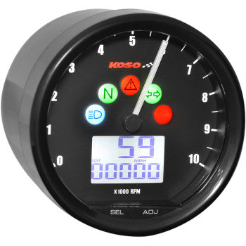 KOSO - TNT-02 MULTI-FUNSTION METER - SPEEDOMETER/ TACHOMETER