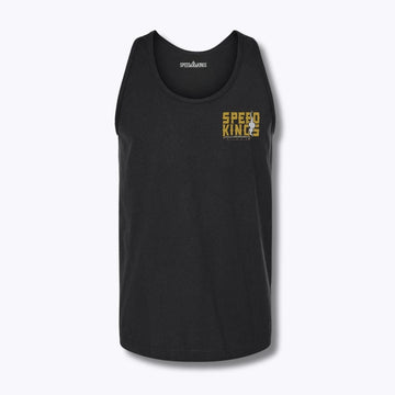 Speed-Kings Speed Skull Tank Top Black Front