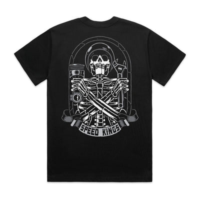 Speed-Kings Coffin Tee Black Back