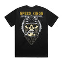 Speed-Kings Speed Skull Tee Black Back