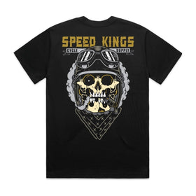 Speed-Kings Speed Skull Tee Black Back