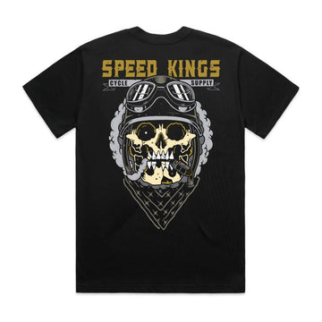 Speed-Kings Speed Skull Tee Black Back