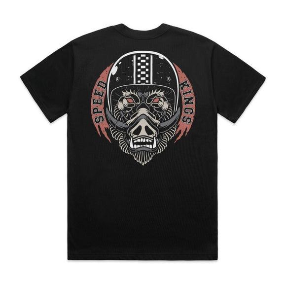 Speed-Kings Warthog Tee Black Back