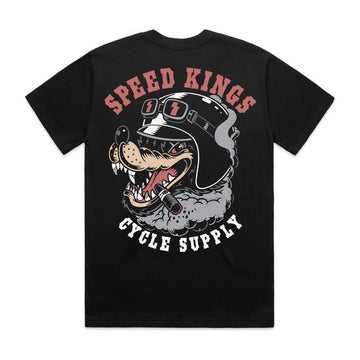 Speed-Kings Wolf Tee Black Back