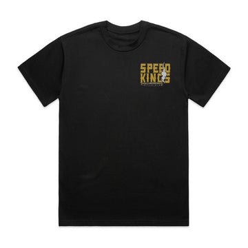 Speed-Kings Speed Skull Tee Black Front