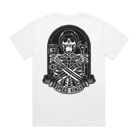 Speed-Kings Coffin Tee White Back