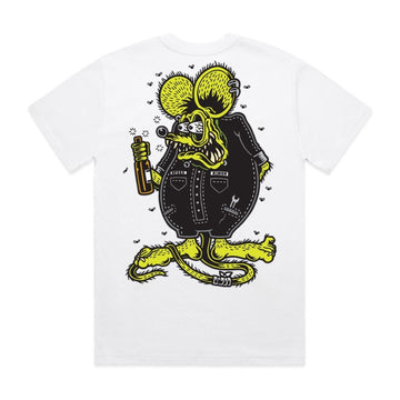 Speed-Kings Fink Tee White Back