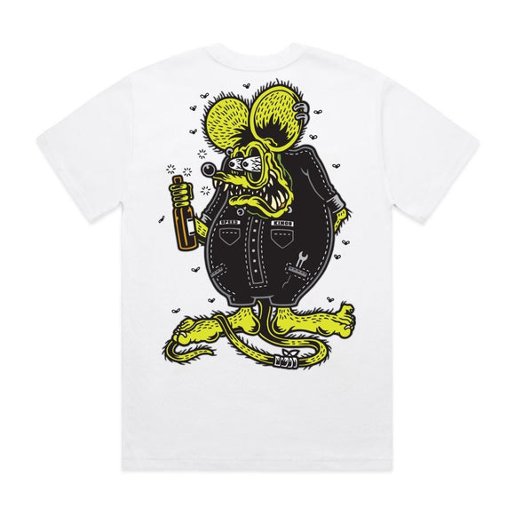 Speed-Kings Fink Tee White Back