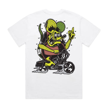 Speed-Kings Fink Finger Tee White Back
