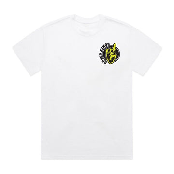 Speed-Kings Fink Finger Tee White Front