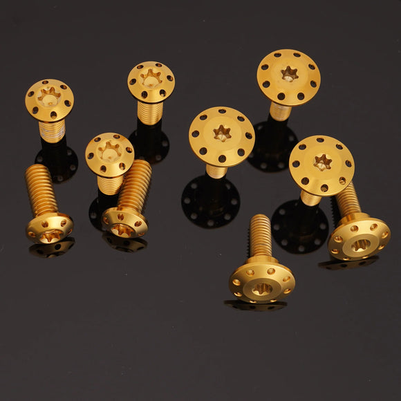 ARLEN NESS Titanium Floating Rotor Bolts, '24 FLT / Gold