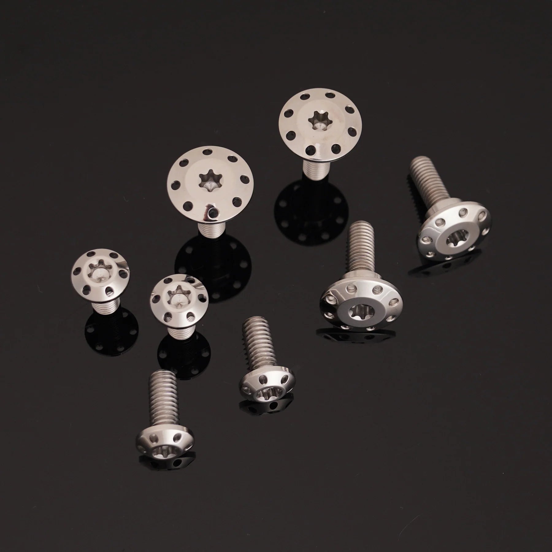 ARLEN NESS Titanium Rotor Bolts Kits, Polished