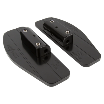 THRASHIN SUPPLY CO. Passenger Floorboards - Black - FL TSC-2205-1 - 0