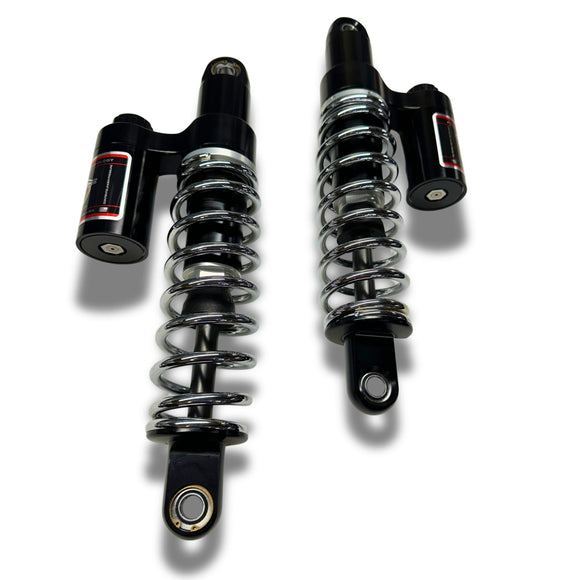 RWD RS-2 Rear Shock Absorber for 1991 - 2017 Dyna - Chrome Springs - view 3
