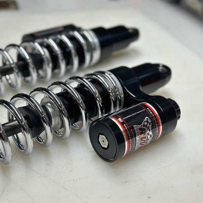 RWD RS-2 Rear Shock Absorber for 1991 - 2017 Dyna - Chrome Springs