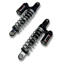 Pair of RWD RS-2 chrome spring shocks for 1984-2000 Harley FXR