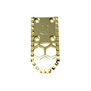 V3 Mini gold-plated motorcycle foot peg