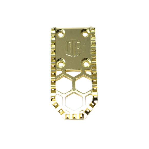 V3 Mini gold-plated motorcycle foot peg