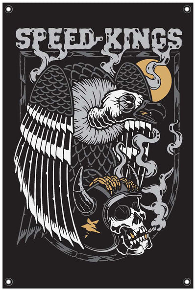 SPEED-KINGS GARAGE BANNERS