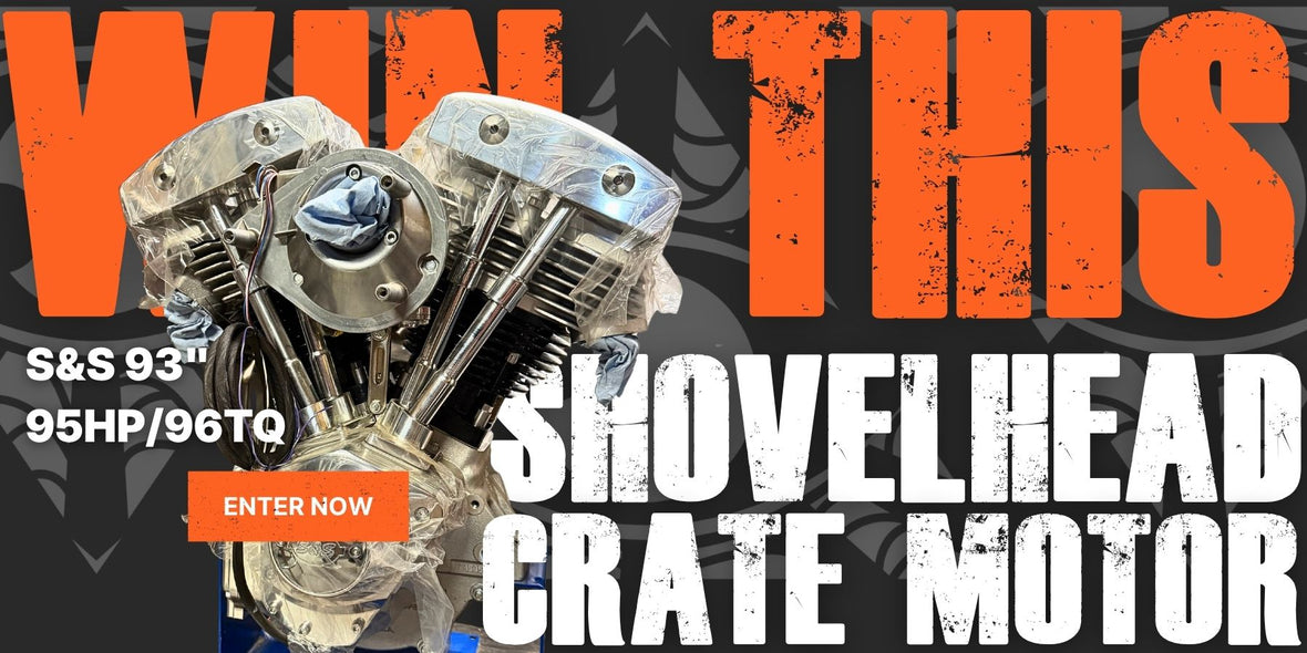 Win this shovelhead s s 93 crate motor 95hp96tqwin this shovelhead 1800 x 900 px