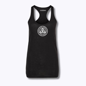 Speed-Kings Women's SKC Logo Racerback Tank Top Black