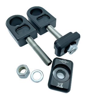 BARE KNUCKLE PERFORMANCE - AXLE ADJUSTER KIT - 1979-2004 XL SPORTSTER - 0