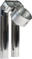 H/D Billet Speedo Mount Raw Req Hofmann Risers