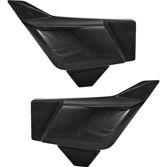 Saddlemen Side Cover Carbon Fiber/GLOSS