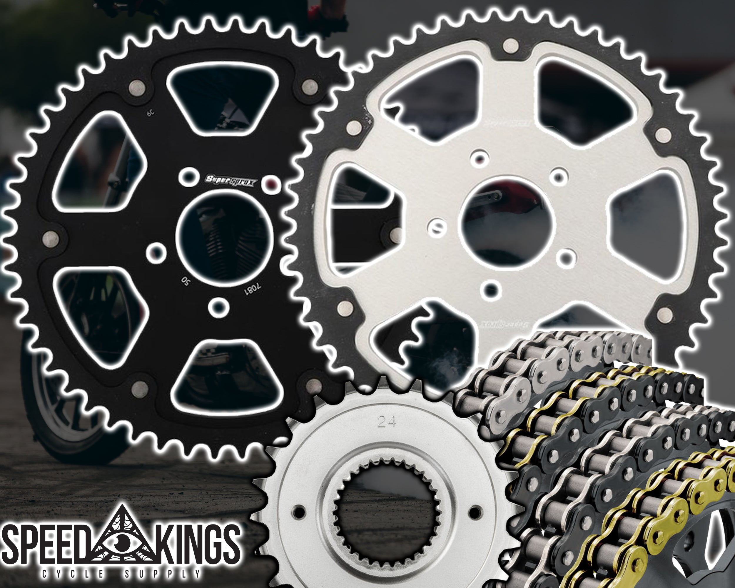 SuperSprox Chain Kit - 18+ Softail