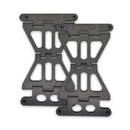 Black Lightweight composite No Drama Lid Stoppers for Harley Touring models. Strong, secure support for 2014–2023 non-CVO and all 2024+ bikes. 