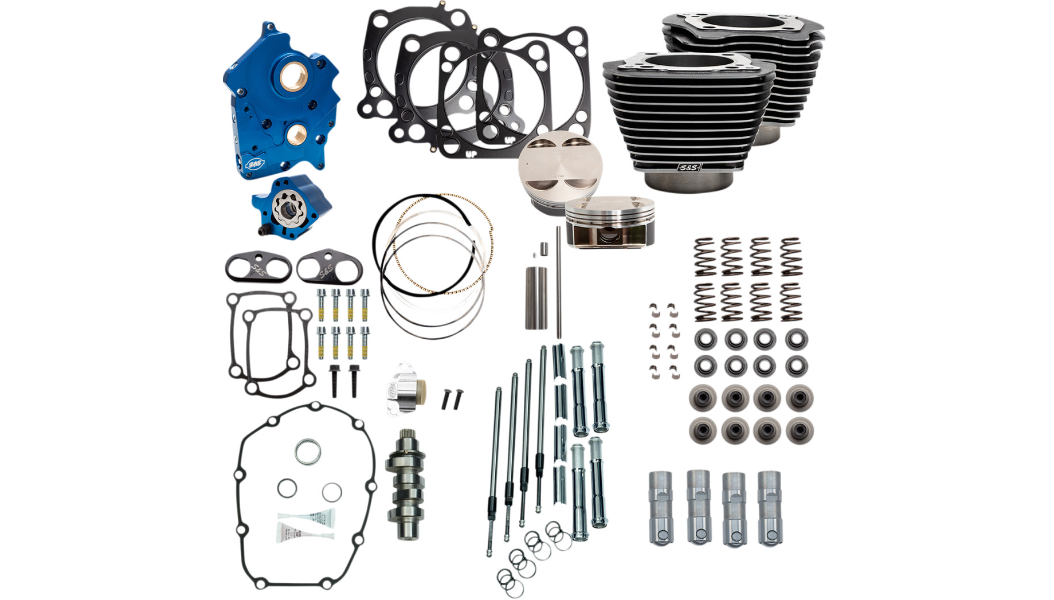 S&S CYCLE 128" Power Package Engine Performance Kit - Chain Drive - 0