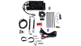 ULTRACOOL Naked Oil Cooler For M8 Touring Models - Black