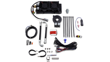 ULTRACOOL Naked Oil Cooler For M8 Touring Models - Black