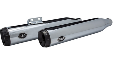 S&S Cycle Grand National Race Slip-On Mufflers for M8 Softail - 0