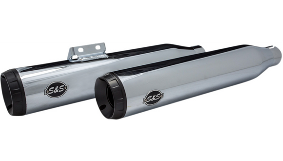 S&S Cycle Grand National Race Slip-On Mufflers for M8 Softail