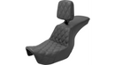 SADDLEMEN TOUR STEP UP SEAT W/ RIDER BACKREST - 06-17 DYNA-3